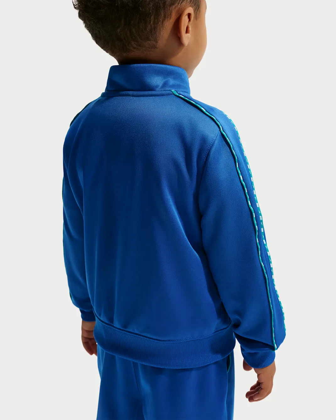 Детский комплект одежды Dri-FIT Lifestyle из 2 предметов с застежкой-молнией и декоративным кантом Propus Nike, Game Royal — фото 3