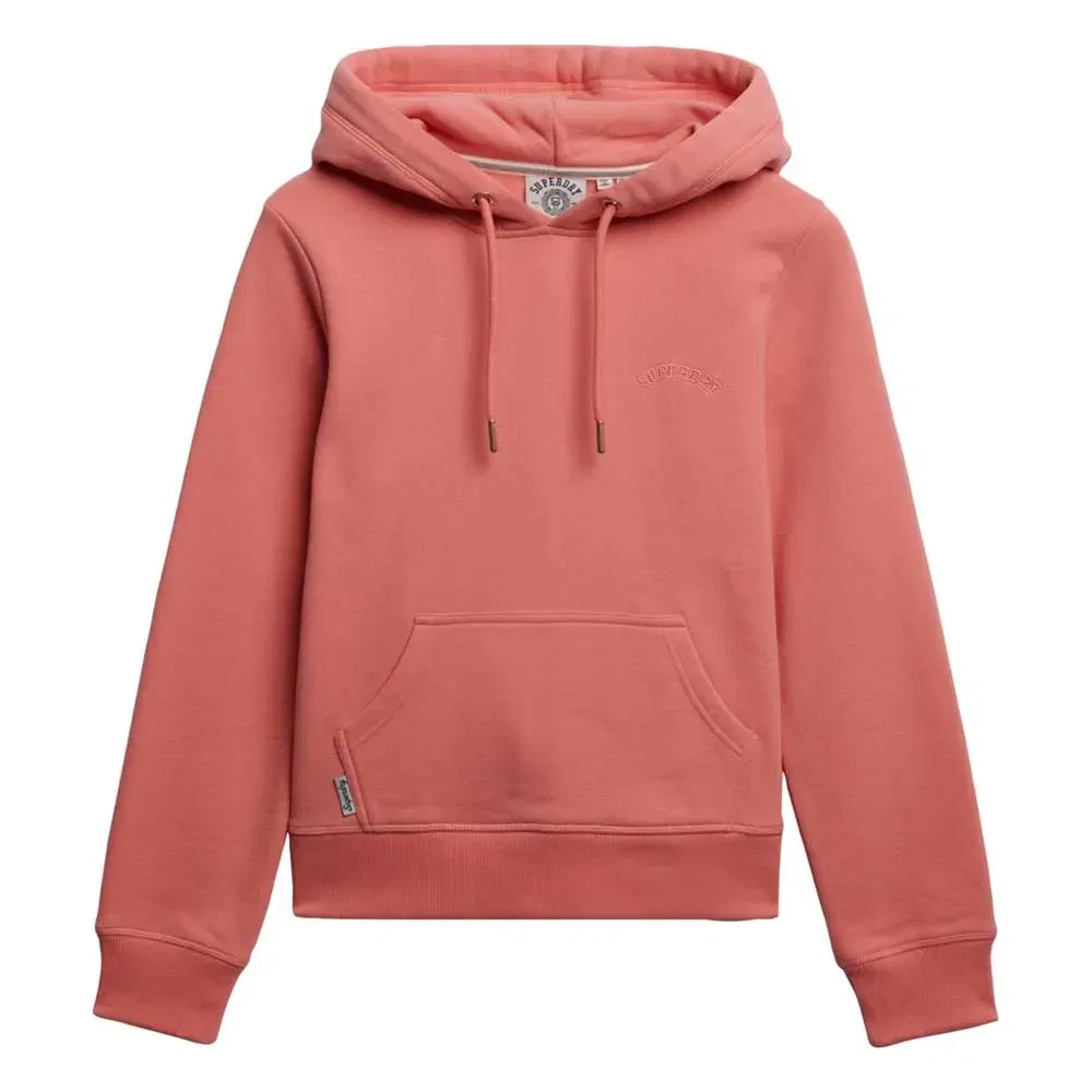 Худи Essential Logo Emb Superdry, розовый