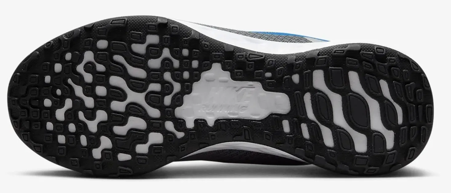 Детские кроссовки для девочек Nike Revolution 6 Nn Nike, Cool Grey/Deep Royal Blue/Pure Platinum — фото 2