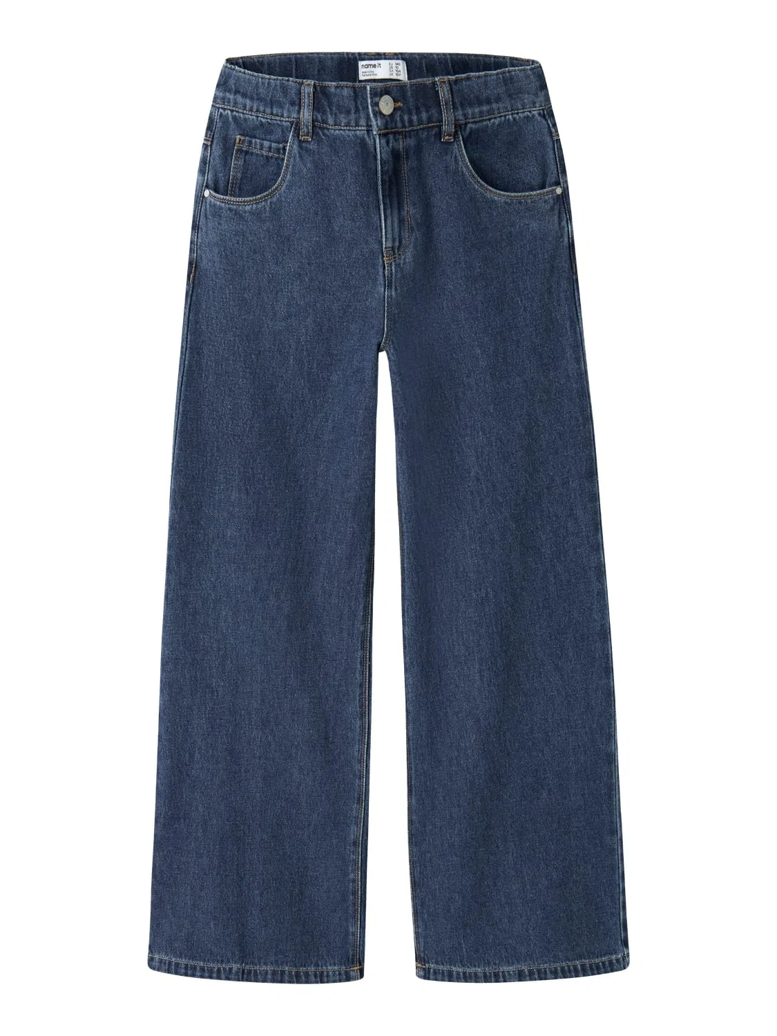 Джинсы широкие NKFBELLA SKATER XWIDE JEANS 3111-ZA Name It, темно-синий