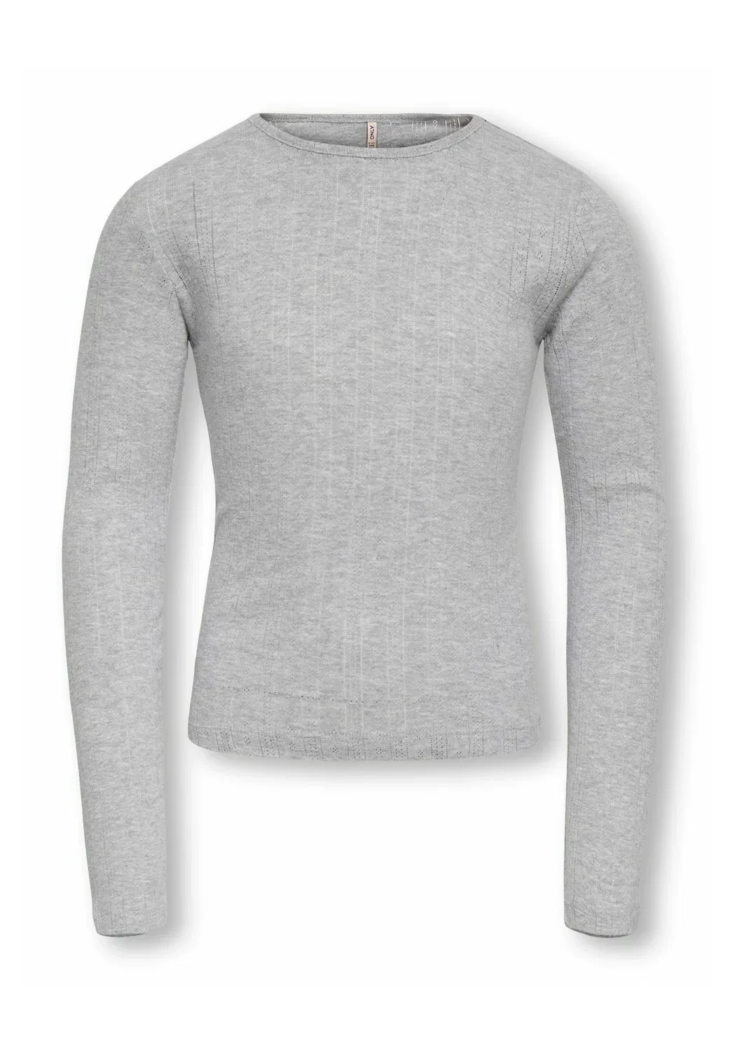 Блуза блузка Kogsalsa - топ с длинными рукавами Only Girls, Light Grey Melange