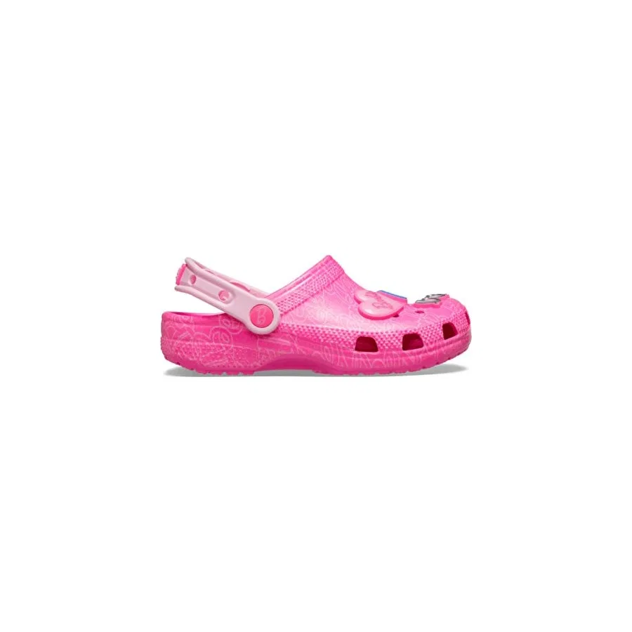 Детский спортивный сланец с принтом Mattel Pink Barbie Cls Clg K Çocuk Terliği, Crocs, Разноцветный