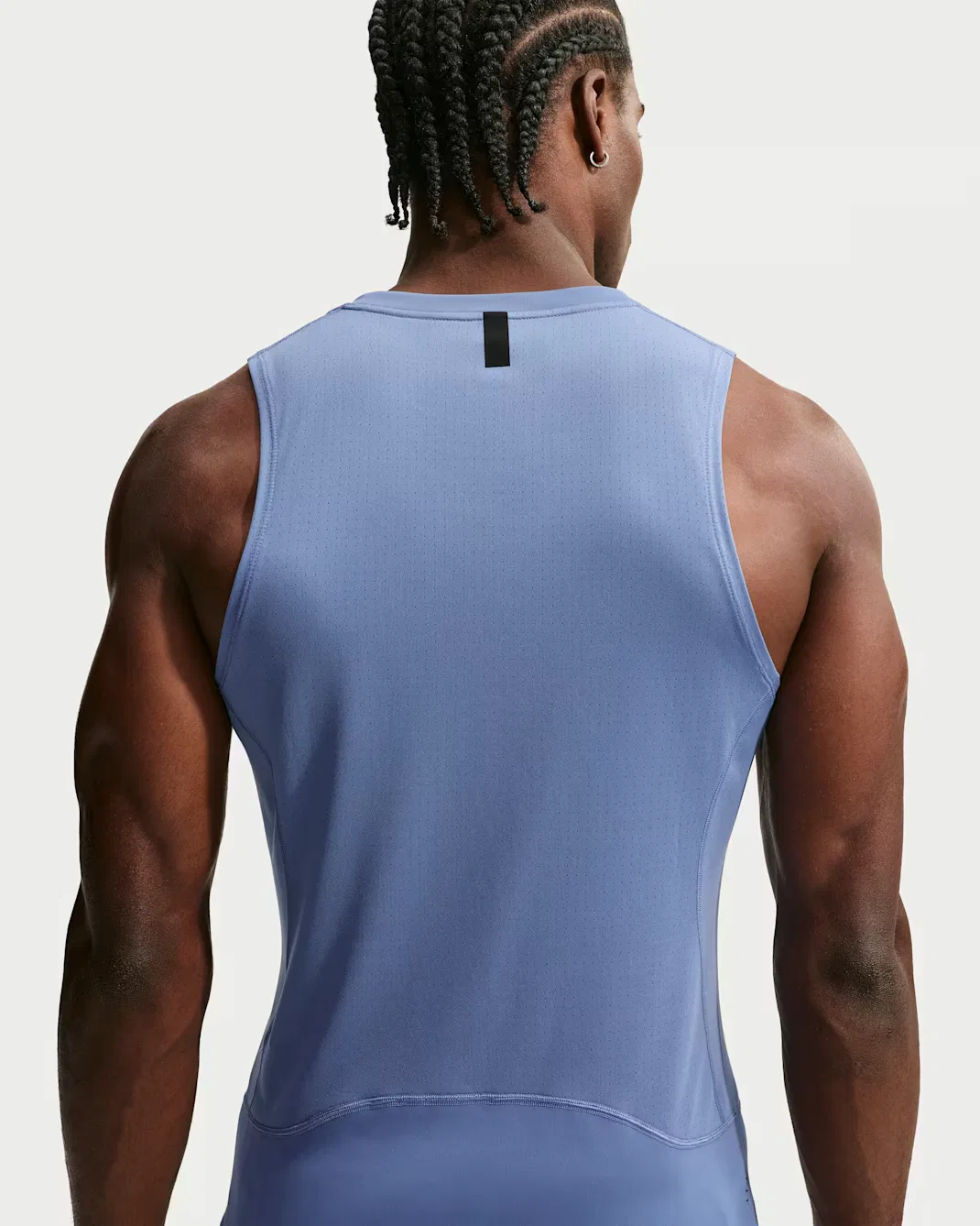 Мужская тренировочная майка Dri-FIT Nike Pro, Indigo Storm/Black — фото 2