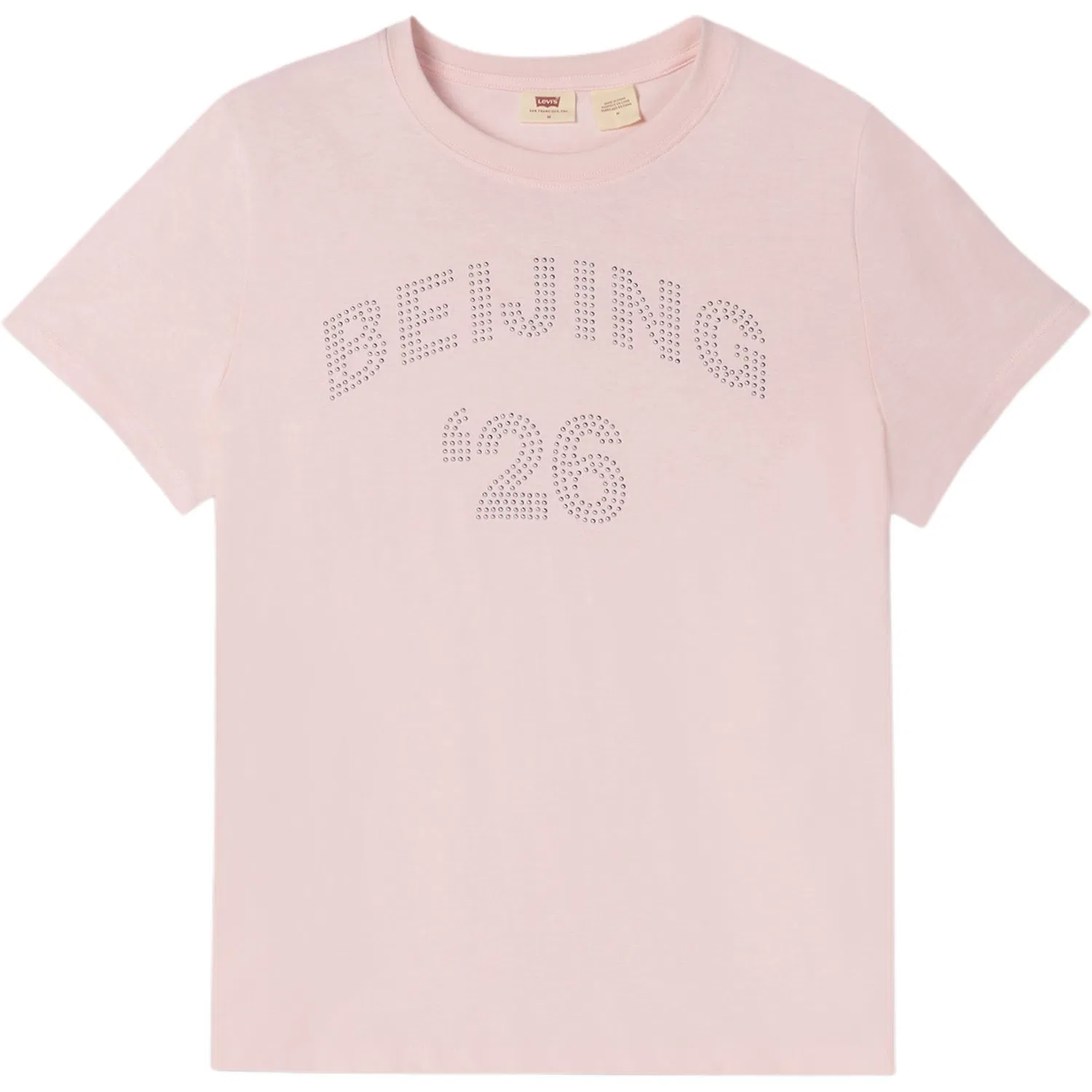 Женская футболка с круглым вырезом Beijing Levis, Pink