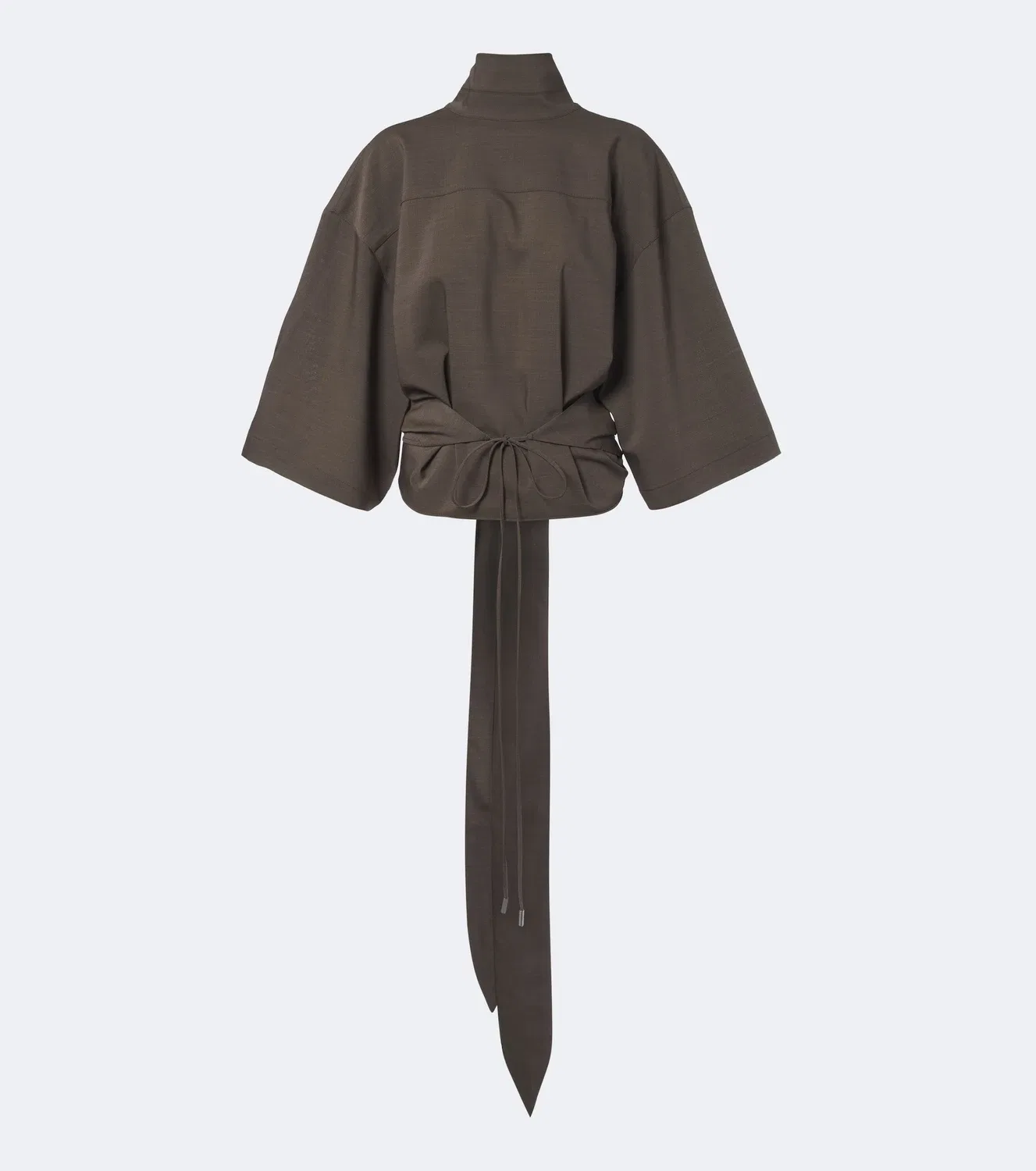 Топ из шерсти с завязками Havana, Jacquemus, серый
