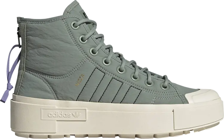 

Кроссовки Adidas Wmns Nizza Bonega X 'Silver Green Light Purple', зеленый