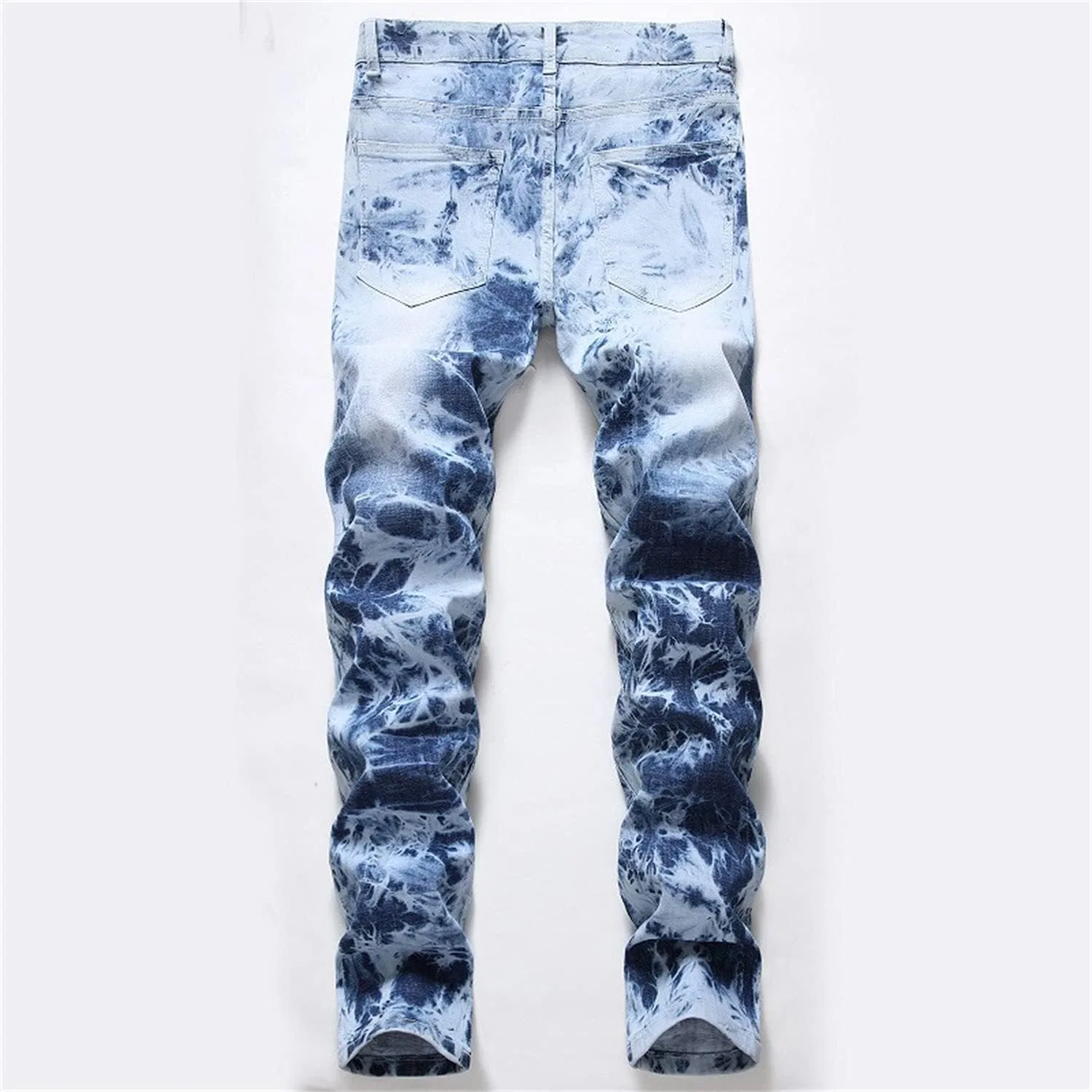 Джинсы Skinny Fit Distressed, Generic, Lightblue — фото 2