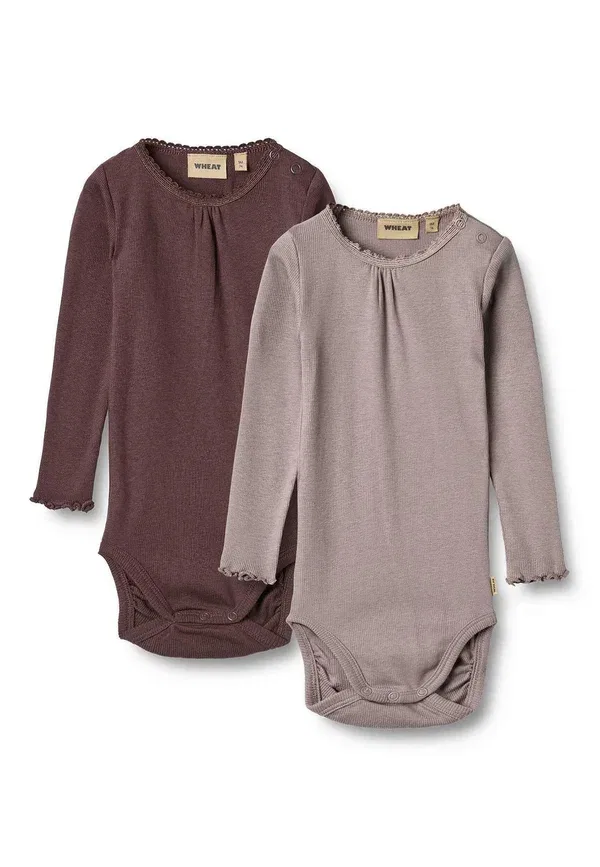 Комплект из 2 боди Marl Wheat Purple Fudge, фиолетовый