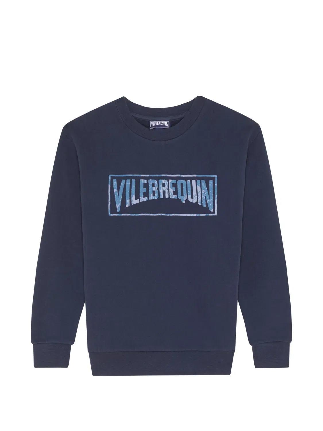 Толстовка Ленивая с Флокированием Синяя Vilebrequin, синий