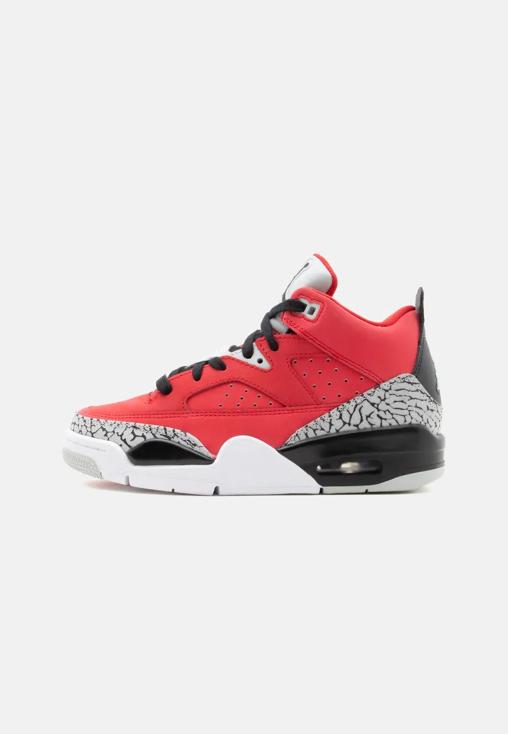 Son of Mars унисекс - высокие кроссовки Jordan, Fire Red/Black/Grey Mist/White