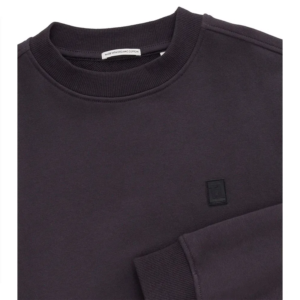 Свитшот Basic Badge Tom Tailor, серый — фото 3