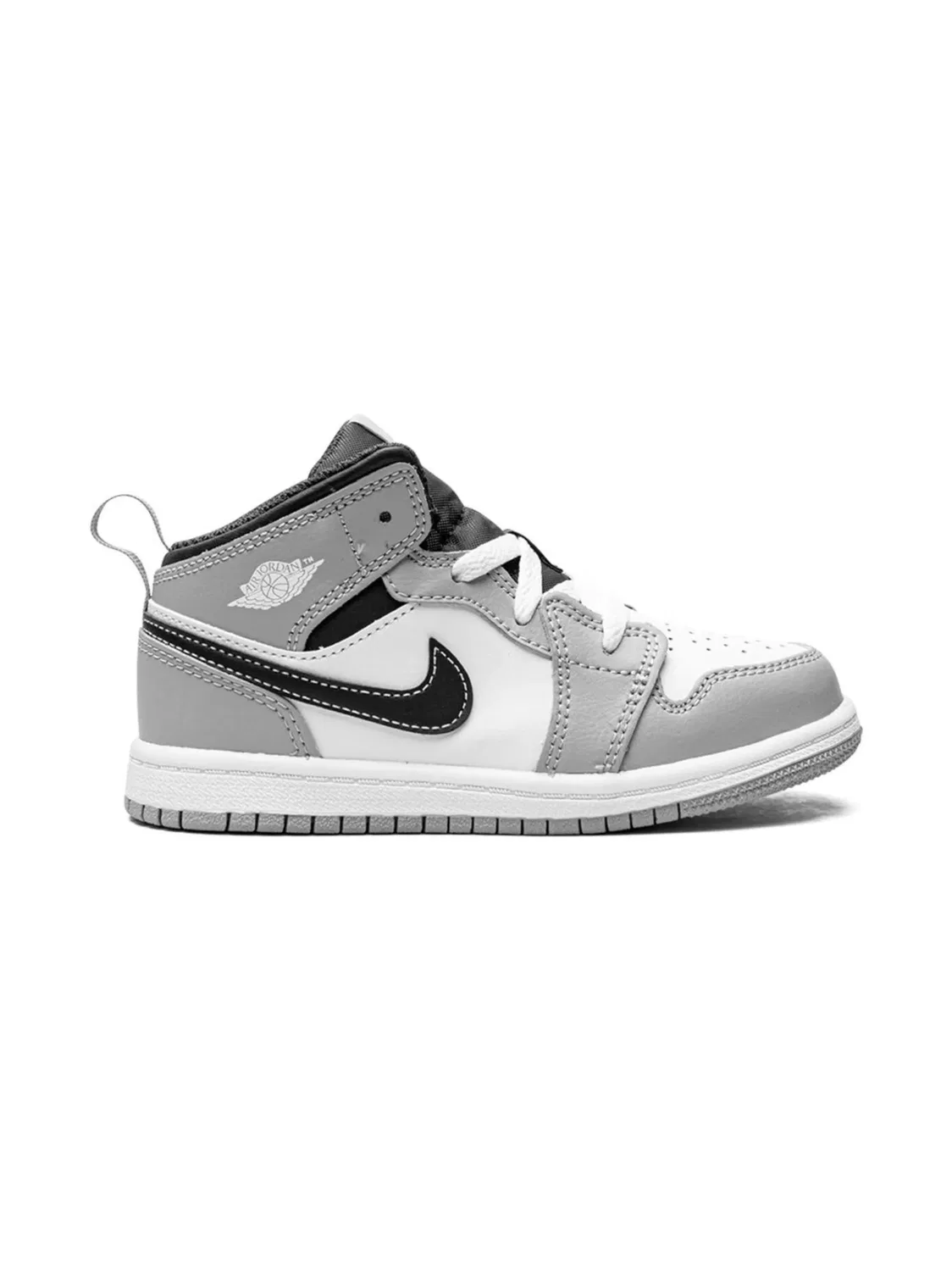 Кроссовки Jordan 1 Mid "Light Smoke Grey" — фото 2