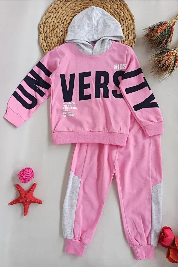Детский спортивный костюм с капюшоном Dubi Baby, Pink