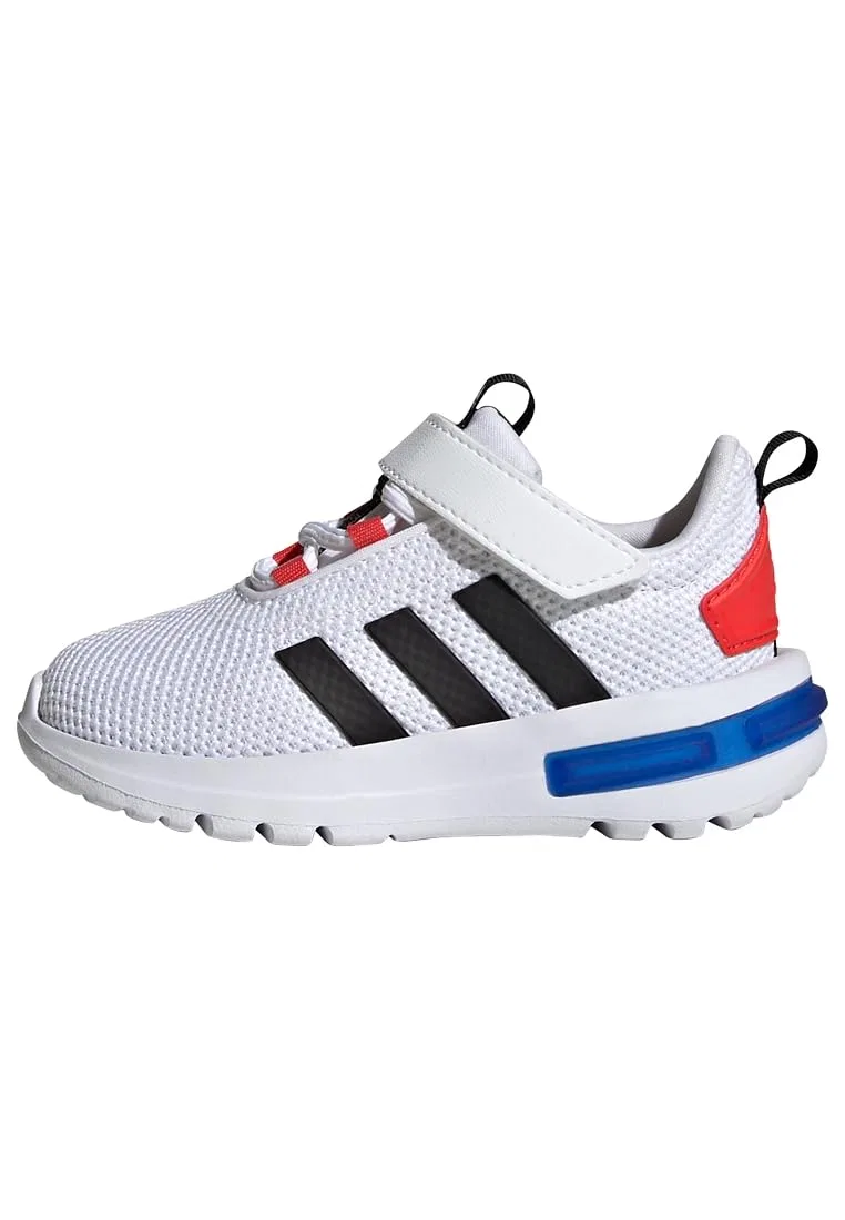 Детские кроссовки для мальчиков с липучкой Racer Tr23 Adidas, White Ftwr White Core Black Bright Red