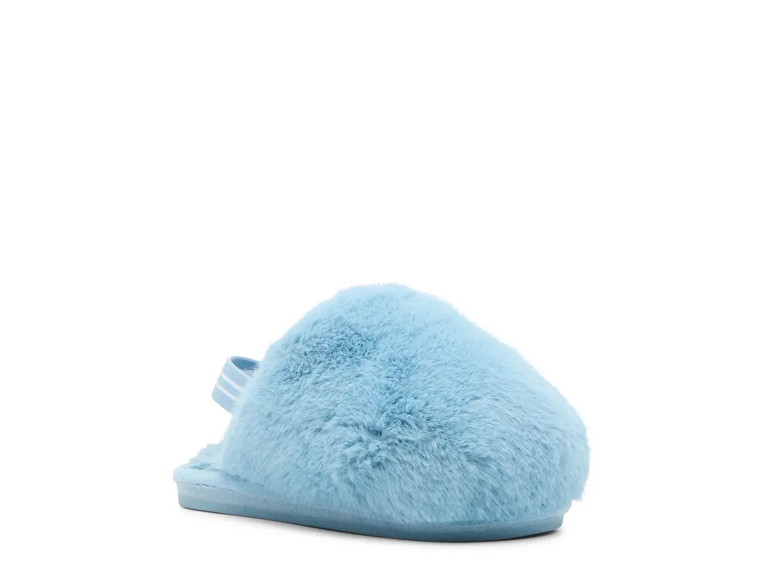 Тапочки Poof с искусственным мехом, Steve Madden, голубой