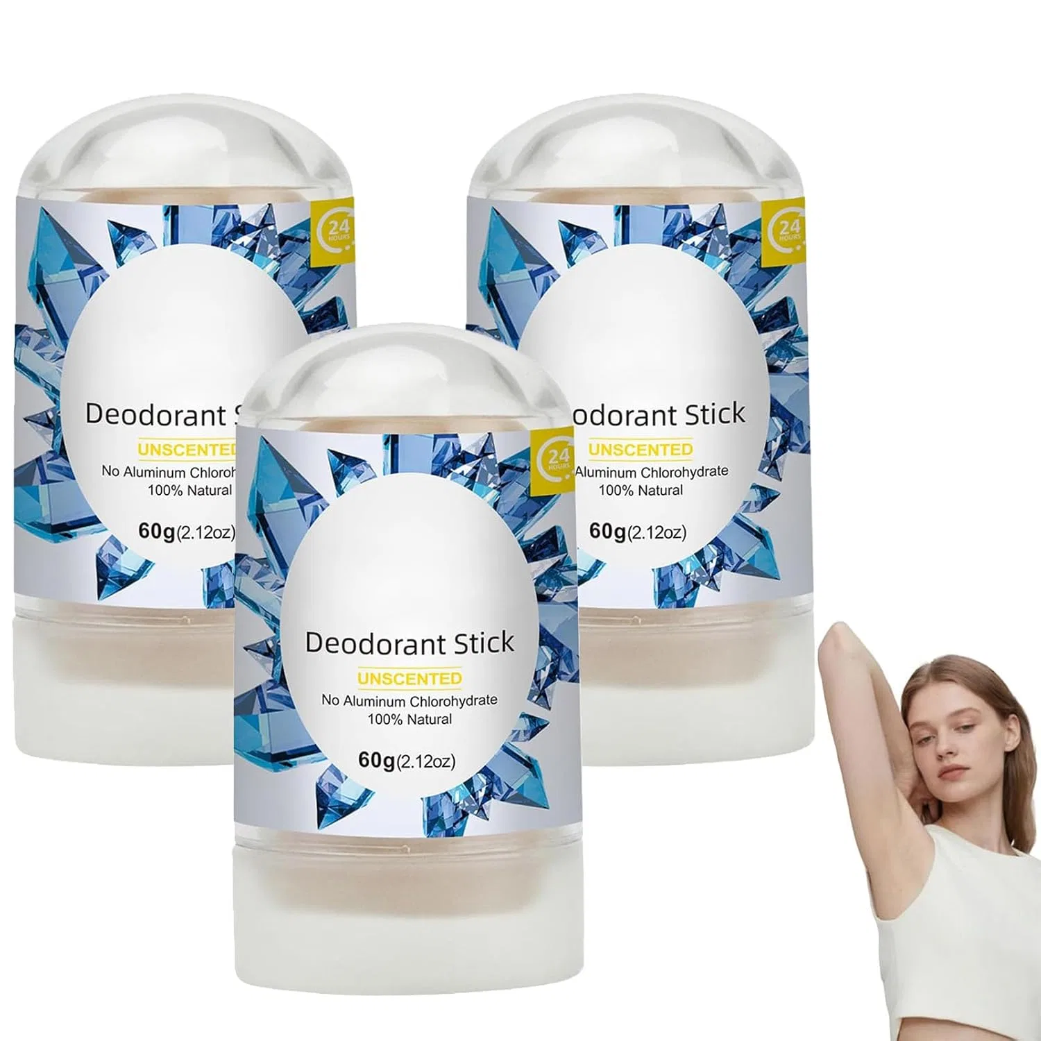 Антиперспирант-стик Generisch, 3 шт, 60 г