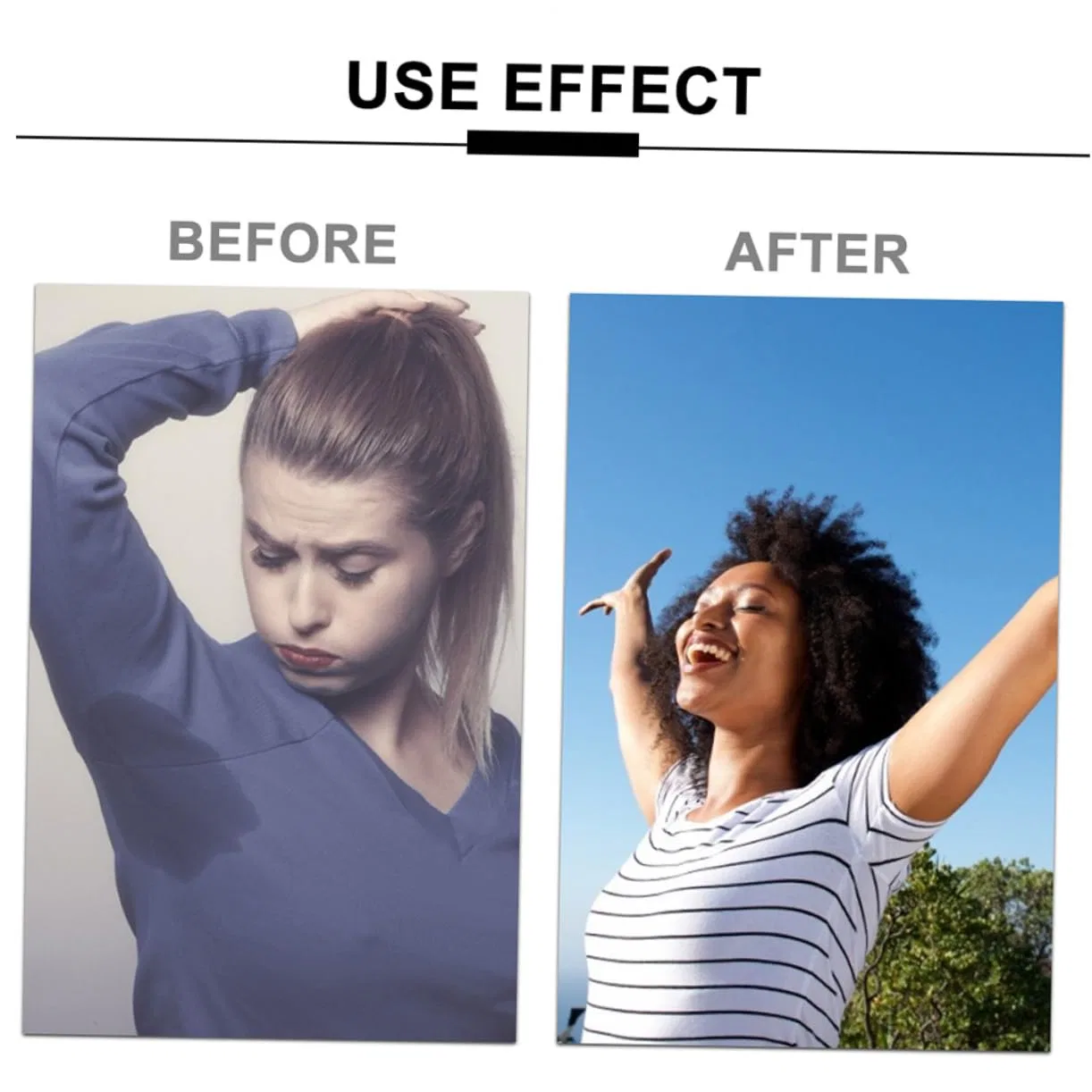 Потные прокладки для подмышек, HEALEEP, 4 пары, 38x11x1 см — фото 4