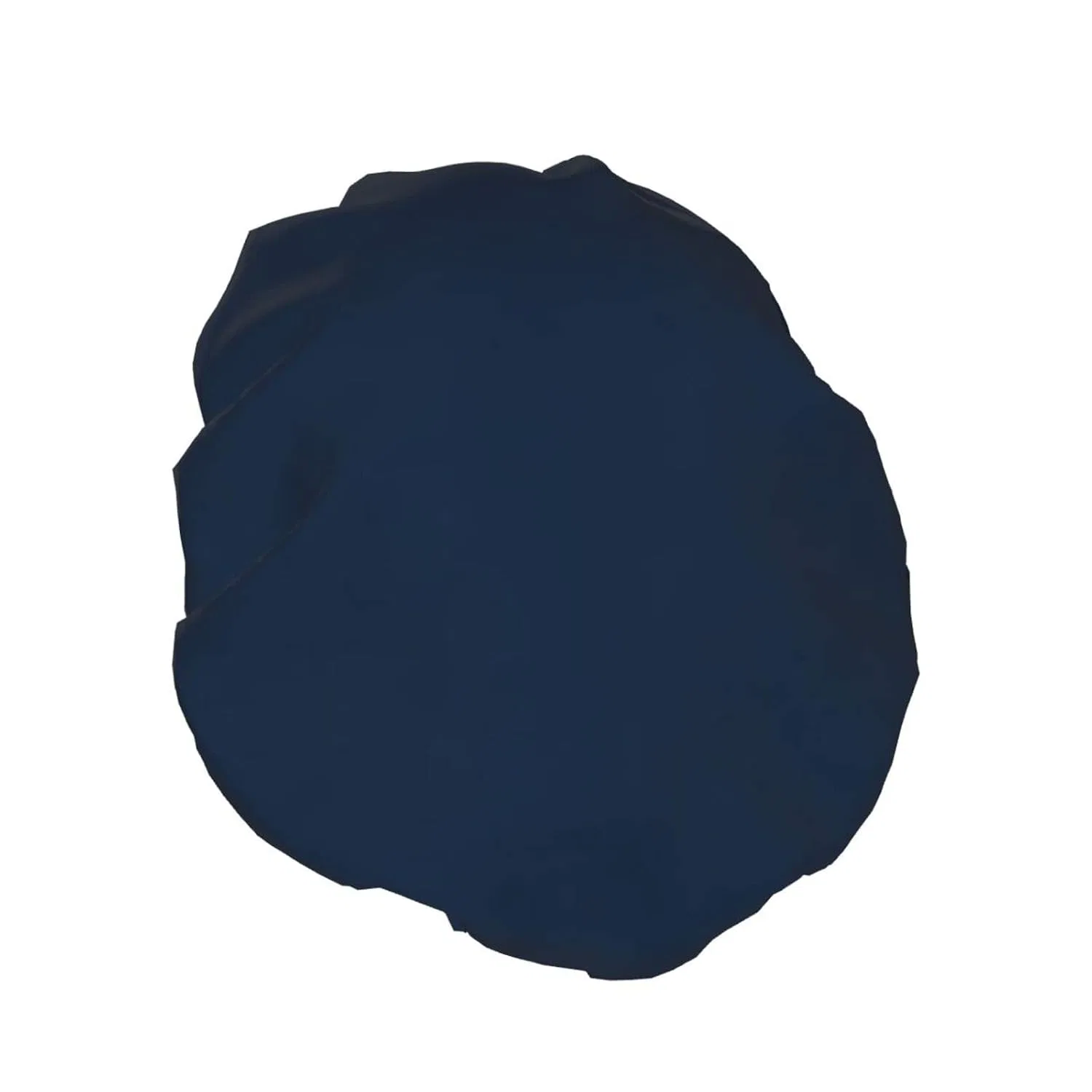 Шапочка для душа Ahdyr, темно-синяя, двойной слой — фото 2