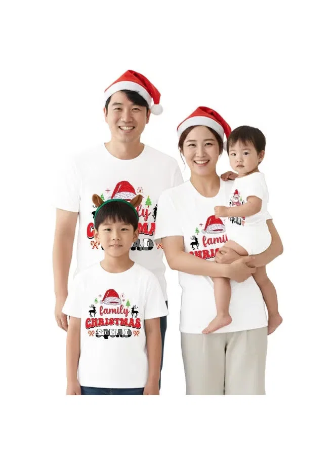 Боди-комбинезон с принтом Санты Matching Family Christmas Squad Sitara Fashions, белый — фото 2