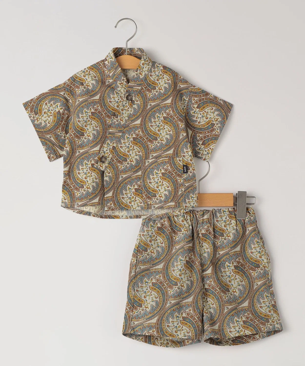 Детское кимоно-юката с принтом Liberty Paisley SHIPS, Beige