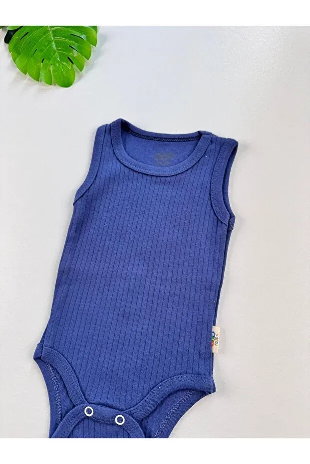 Детское боди-майка без рукавов Basics Efu Baby, Navy Blue — фото 2