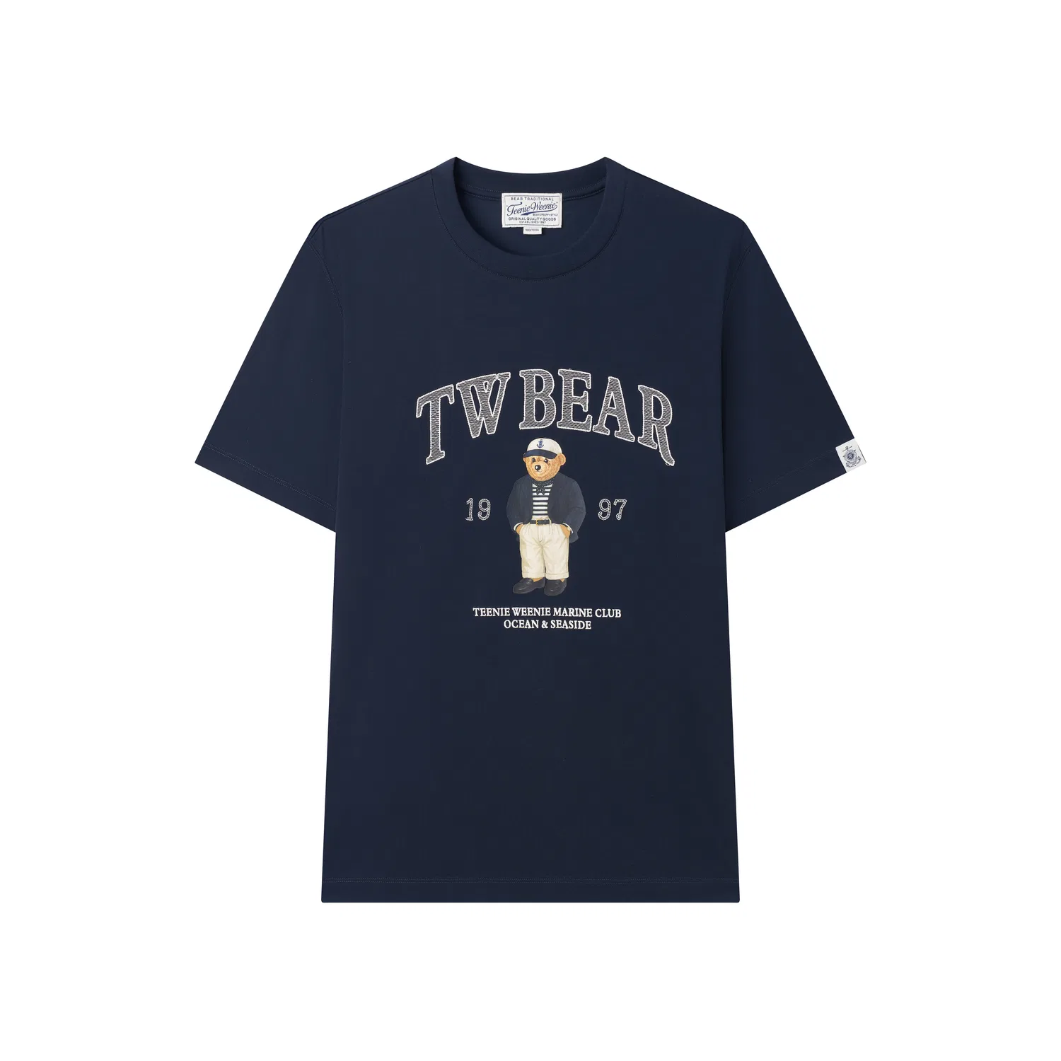 Детская футболка с принтом Evergreen Preppy Style Teenie Weenie Men, Medium Gray — фото 3
