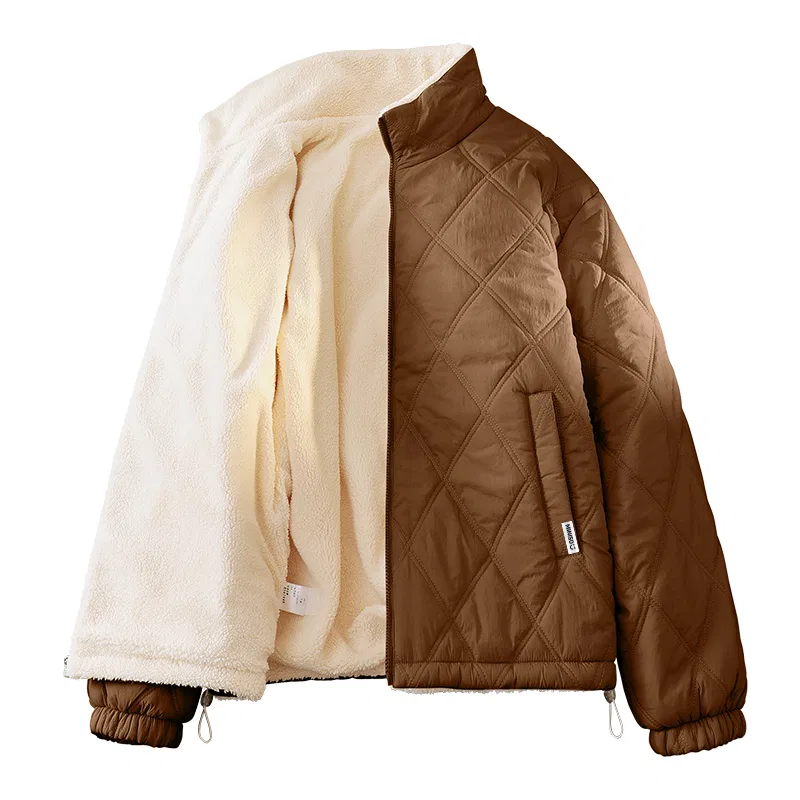 Детская пуховая куртка Thickened Sherpa MINISO, Caramel Brown