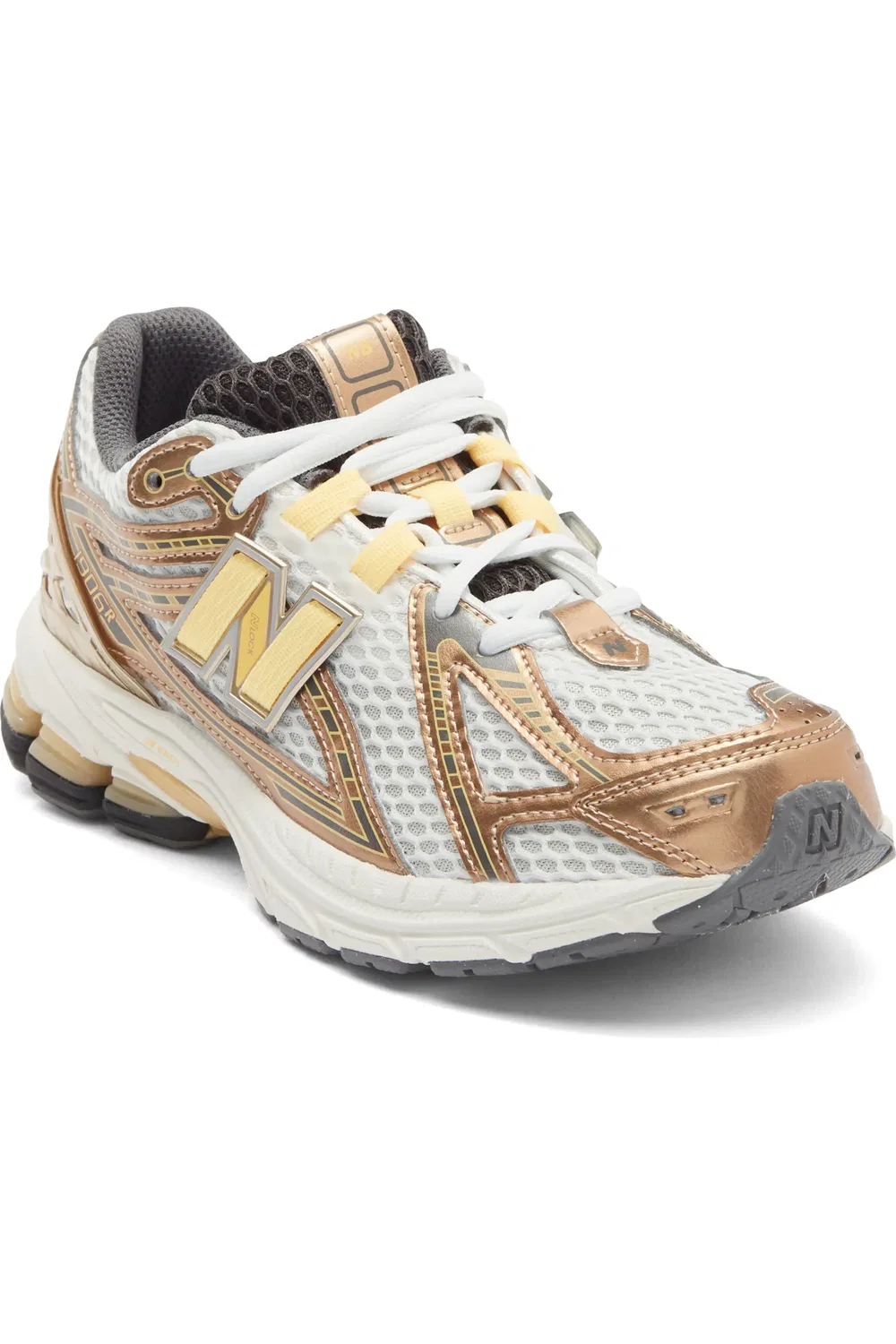 Детские кроссовки с амортизацией 1906R New Balance, Gold Metallic/White Peach