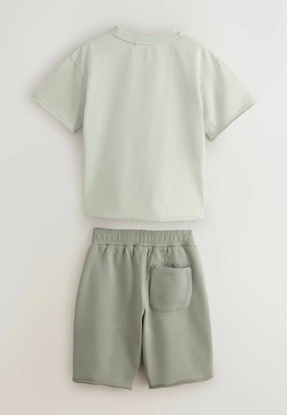Комплект из свободной футболки и спортивных шорт Smallsaints, Green — фото 2
