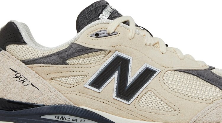Кроссовки New Balance Teddy Santis x 990v3 Made in USA 'Moonbeam', загар — фото 3
