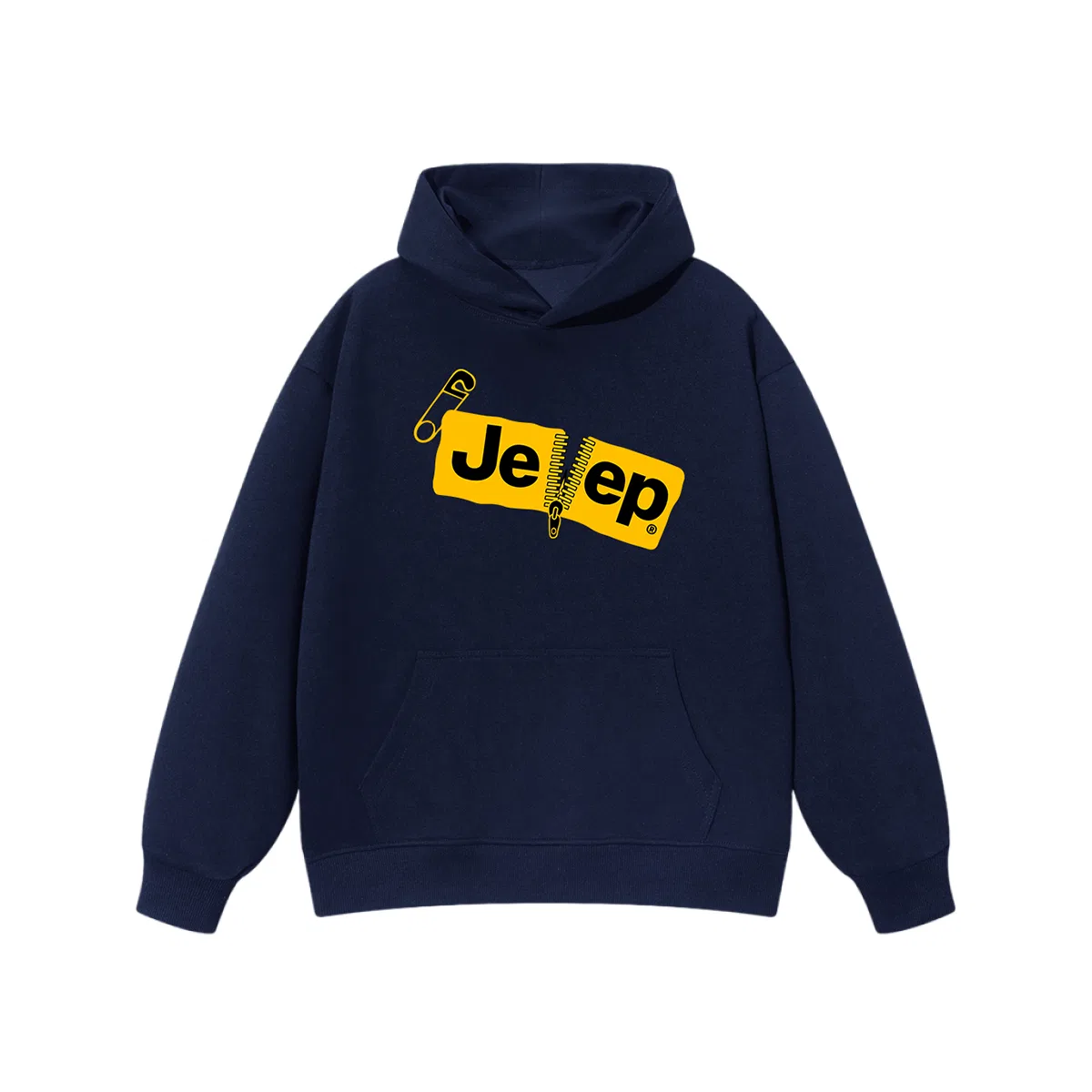 Детский свитшот с капюшоном Jeep, Navy Blue Heavyweight