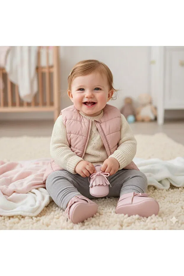 Детские туфли-лодочки для девочек с невысоким каблуком Çago Kids, Pink