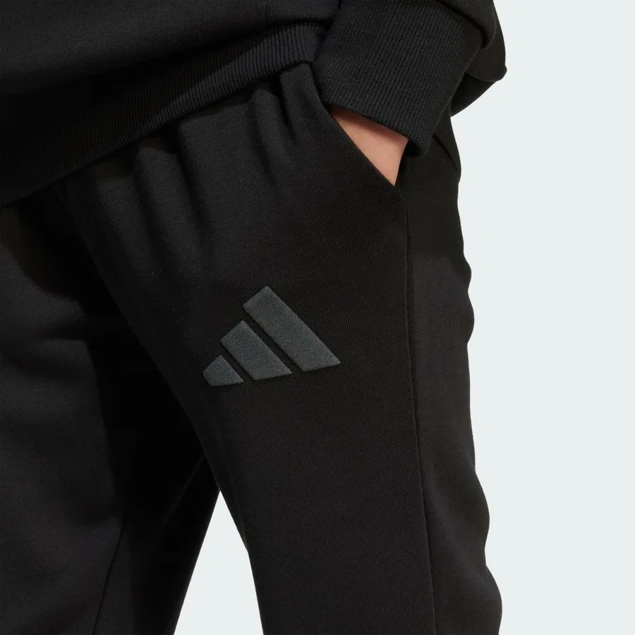 Детские спортивные штаны adidas x Smileyworld, Черно-белый — фото 4