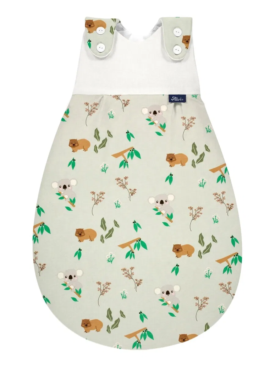 Спальный мешок ALVI Baby-Maxchen Außensack Bio-Baumwolle Baby-Maxchen Außensack Bio-Baumwolle светло-зеленого цвета
