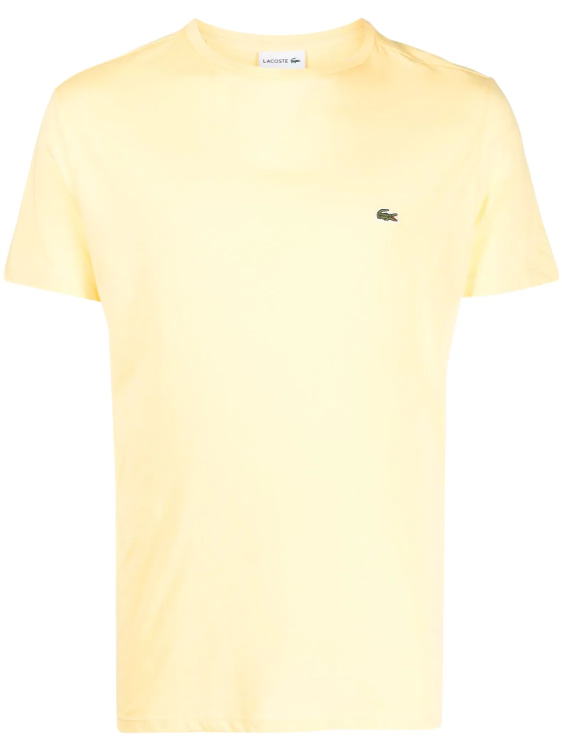 Футболка с логотипом желтого цвета Lacoste, желтый