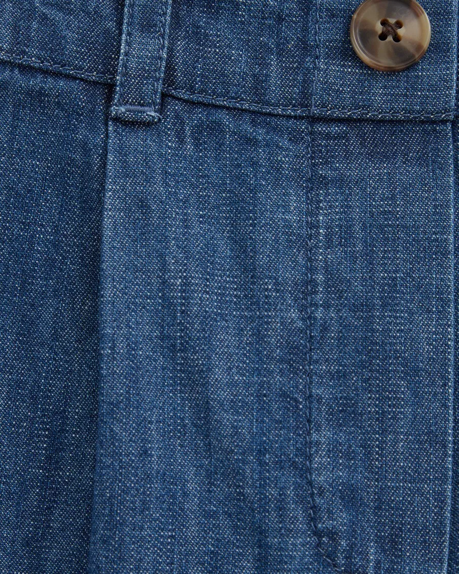 Джинсы WE Fashion Regular Jeans темно-синего цвета — фото 4
