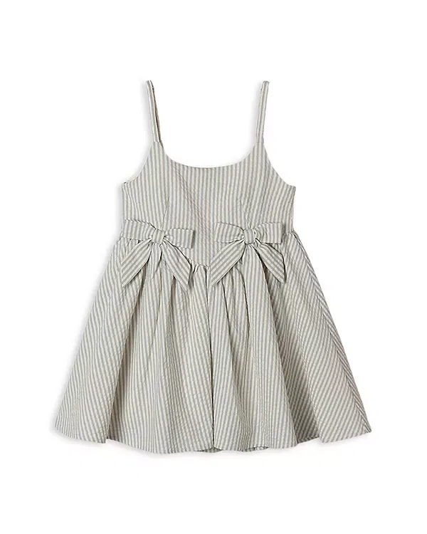 Детское платье для девочек с принтом Noralee Betsy Striped Rylee + Cru, Sky
