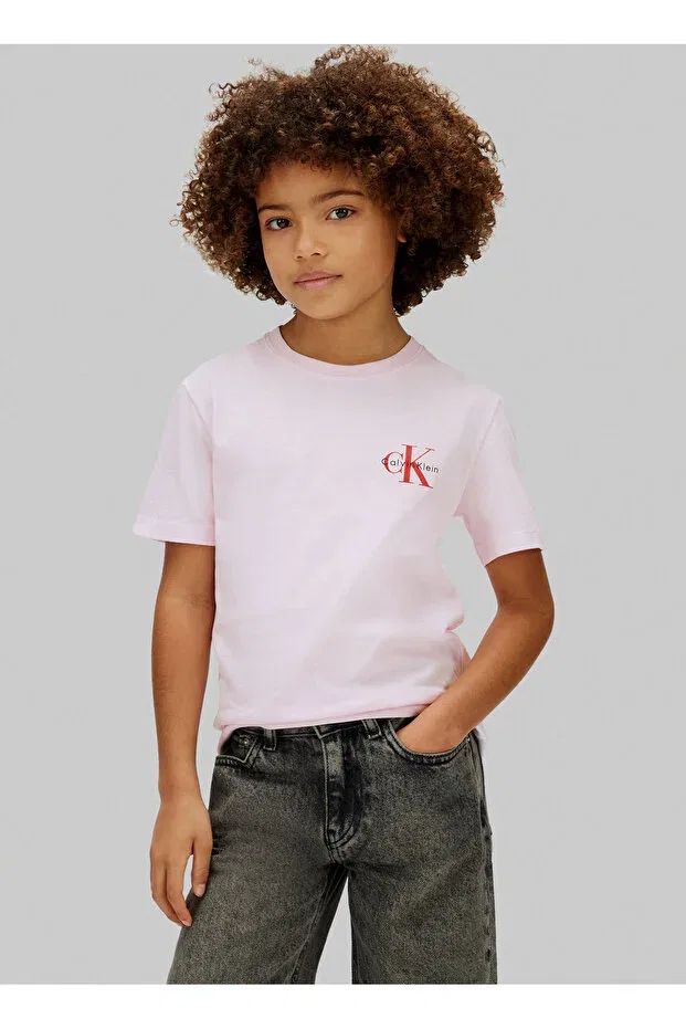 Детская футболка с коротким рукавом Calvin Klein, Pearly Pink