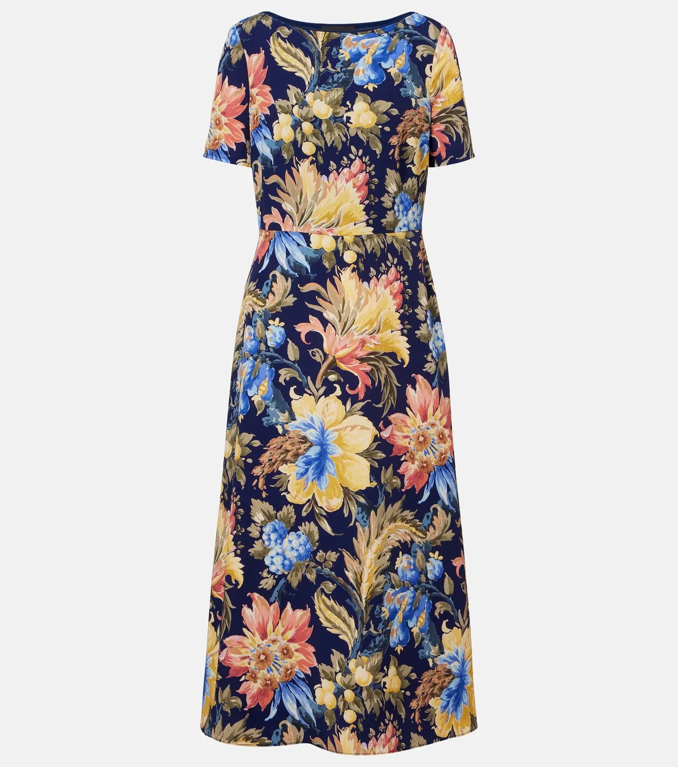 Цветочное платье миди ETRO, синий