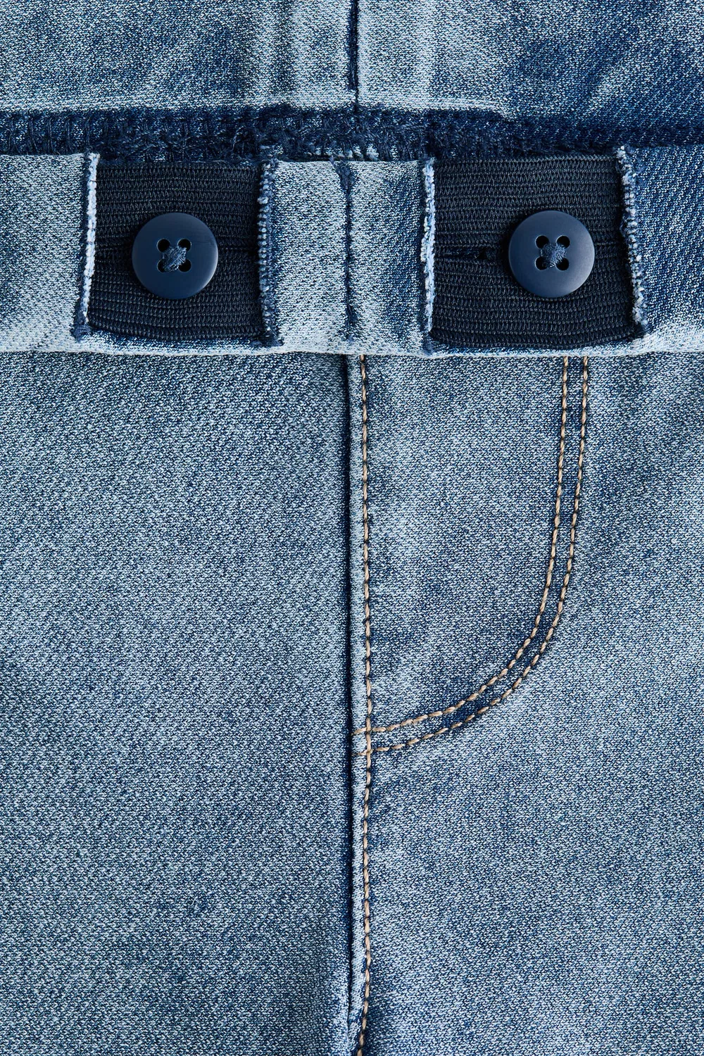 Джеггинсы в джинсовом стиле с широкими штанинами H&M, Helles Denimblau — фото 2