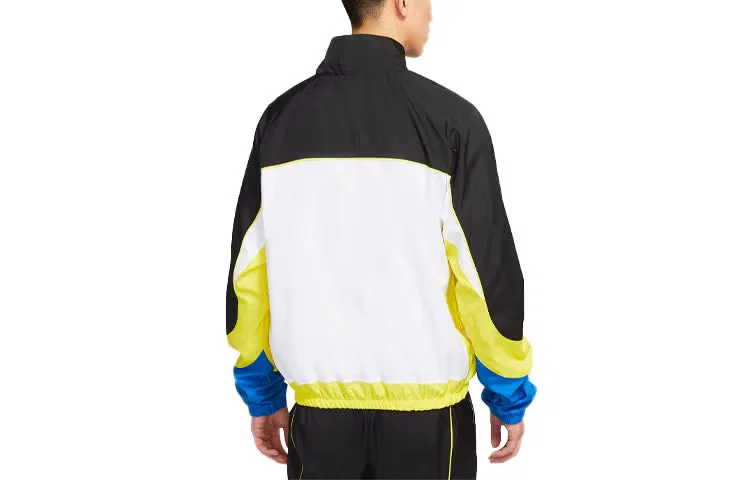 Куртка баскетбольная с цветными блоками Throwback Nike, черный