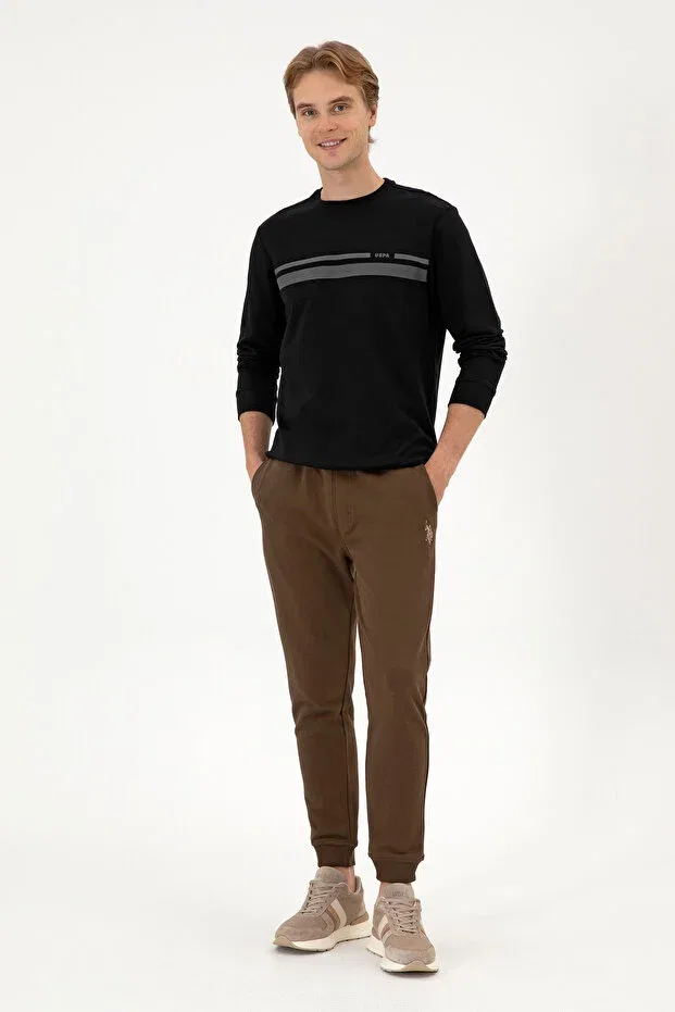 Мужские спортивные штаны с принтом U.S. Polo Assn., Brown