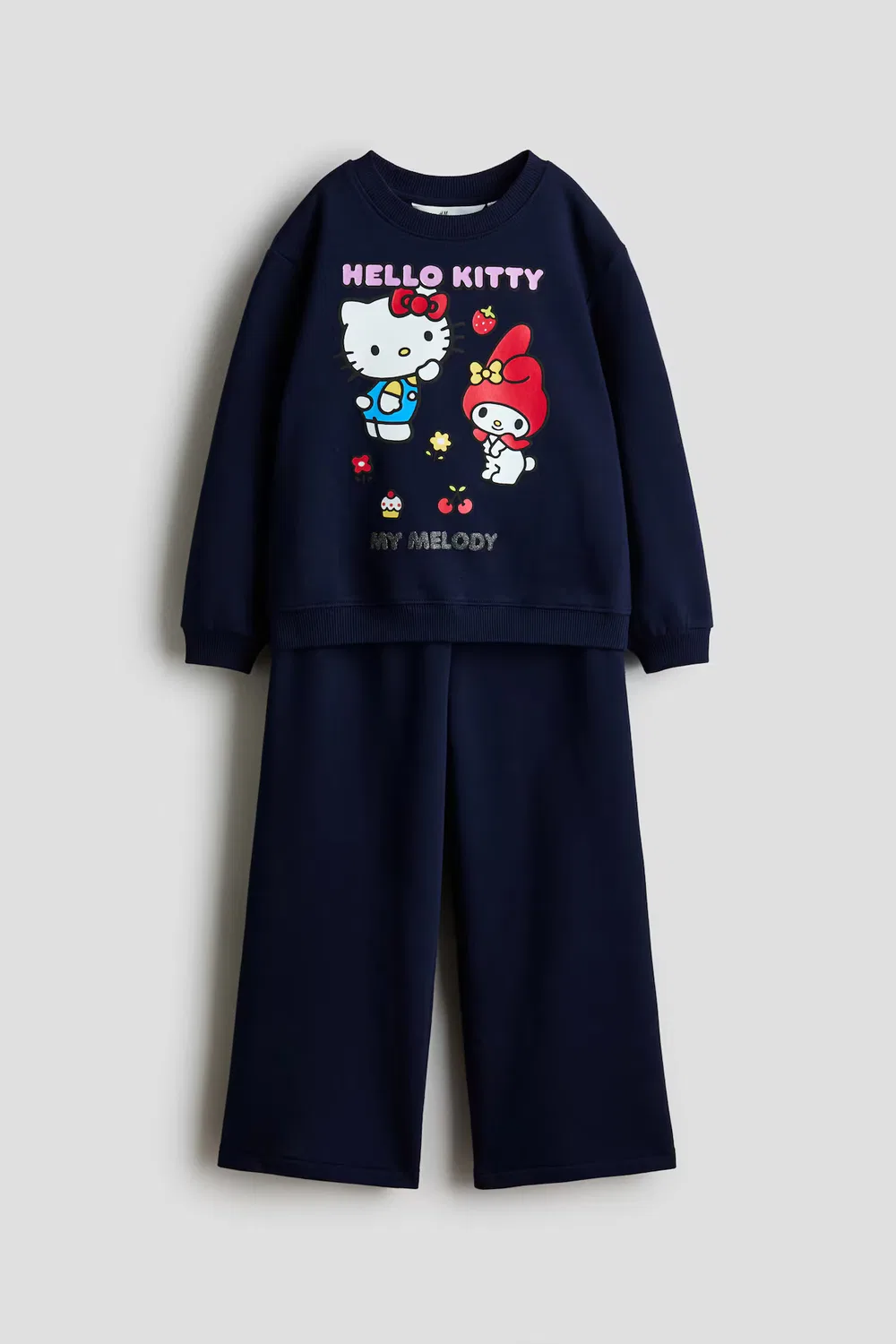 Комплект из двух толстовок с принтом H&M, Marineblau/Hello Kitty