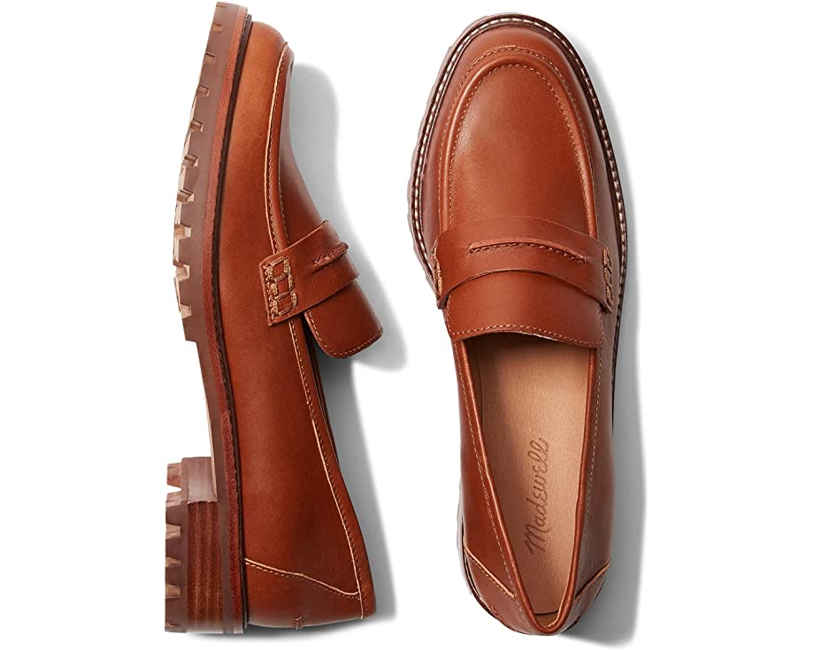 Лоферы The Corinne Lugsole Loafer Madewell, клен сушеный - фото