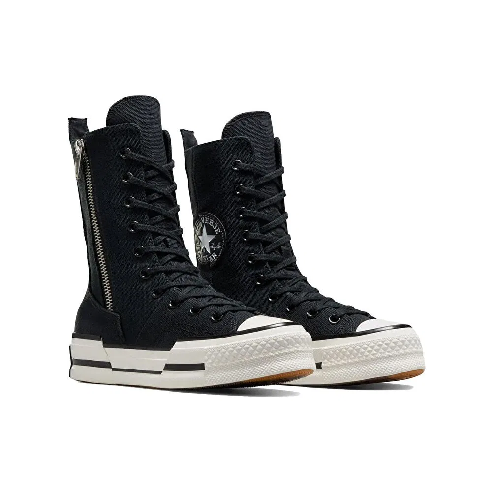 Детские кроссовки на платформе высокие Converse Chuck 70 Plus XHi, Black — фото 3