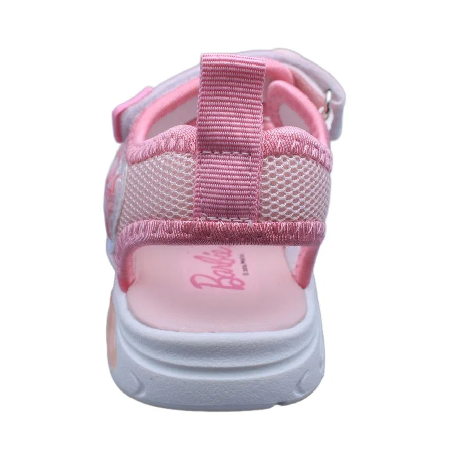 Сандалии с подсветкой, с регулируемыми ремешками Barbie, Light Pink Bow — фото 3