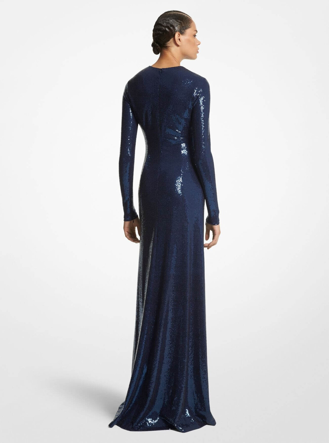 

Платье Michael Kors Paillette Matte Jersey, темно-синий