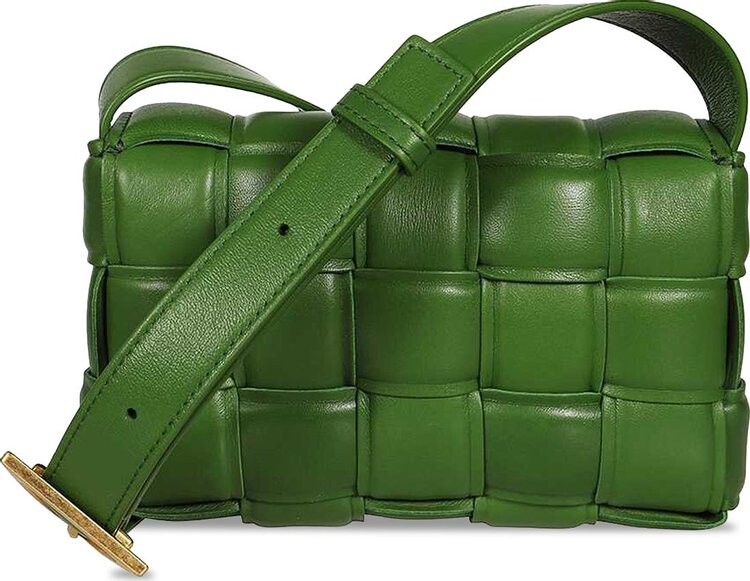 

Сумка Bottega Veneta Small Padded Cassette Bag Avocado/Gold, зеленый