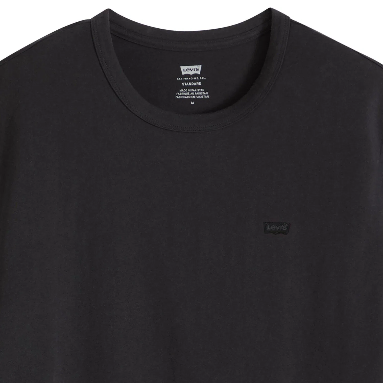 Мужская базовая футболка Icon Tee Levi's, Черный — фото 2