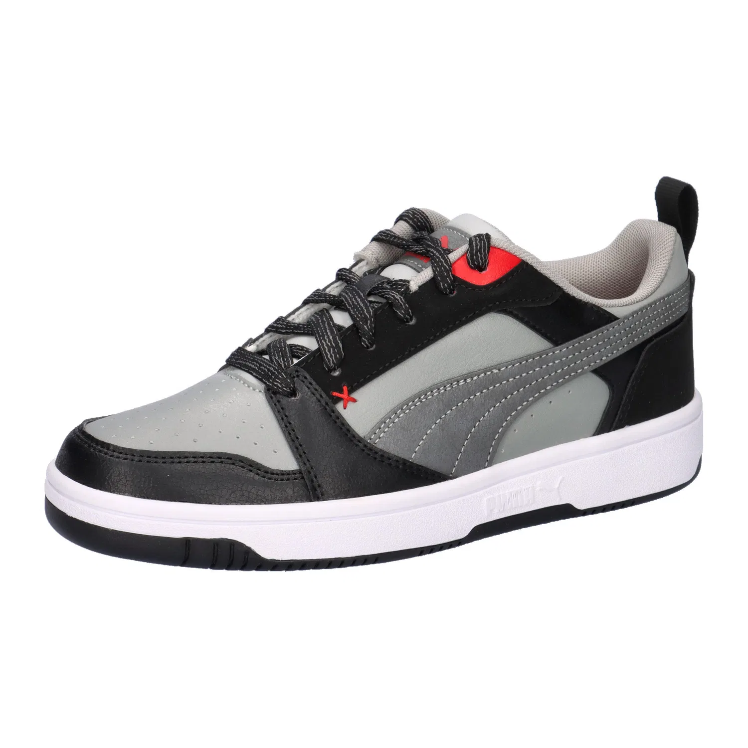 Детские кроссовки с принтом Rebound V6 Lo MID 90s Jr Puma, Schwarz Grau